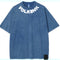 Volkanic Oversized Tee Blue