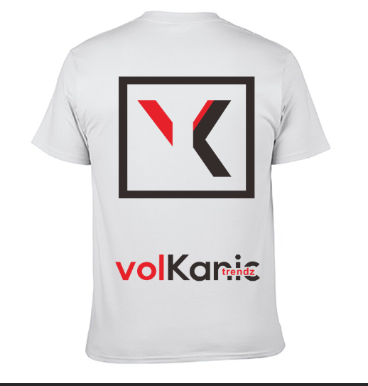 Volkanic Logo Tee White