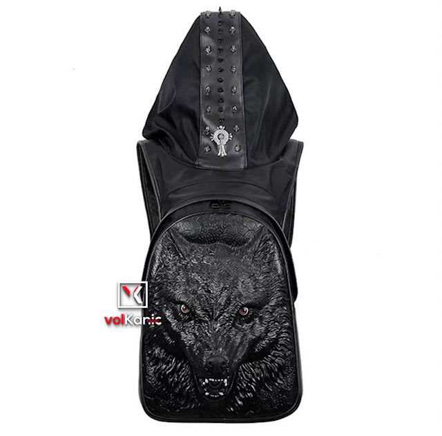 Hooded Wolfpak Backpack