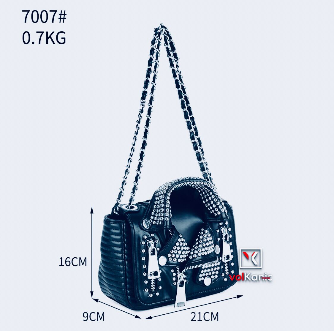 Studded Shirt Handbag